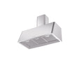 ILVE Nostalgie 36 Inch Burgundy Wall Mount Convertible Range Hood - UAG36