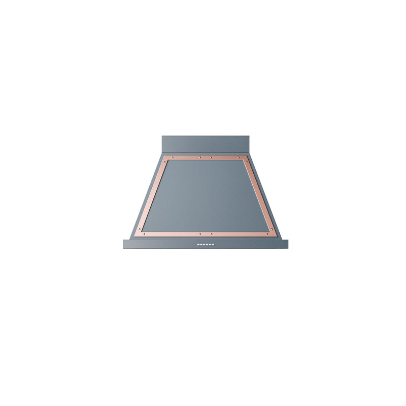 ILVE 36" Nostalgie style wall-mounted extractor Range hood in steel or painted steel with frames - UANB36