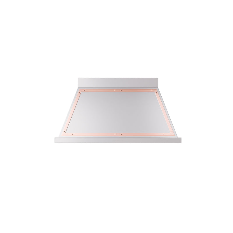 ILVE 48" Nostalgie style wall-mounted extractor Range hood in steel or painted steel with frames - UANB48