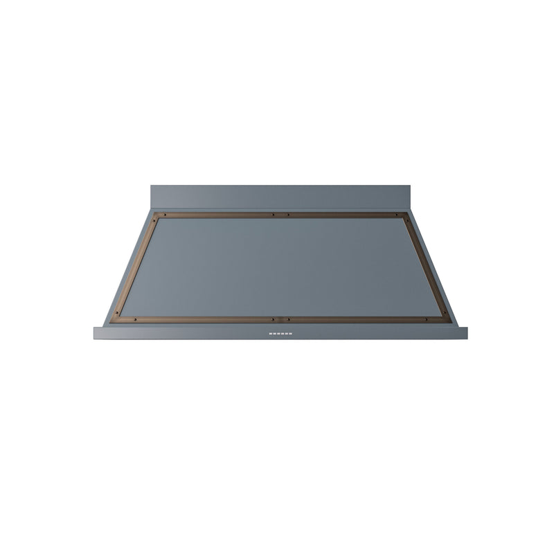 ILVE 60" Nostalgie style wall-mounted extractor Range hood in steel or painted steel with frames - UANB60