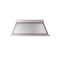 ILVE 60" Nostalgie style wall-mounted extractor Range hood in steel or painted steel with frames - UANB60