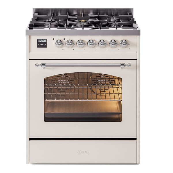 ILVE 30" Nostalgie II Single Oven Dual Fuel Range UP30NMP