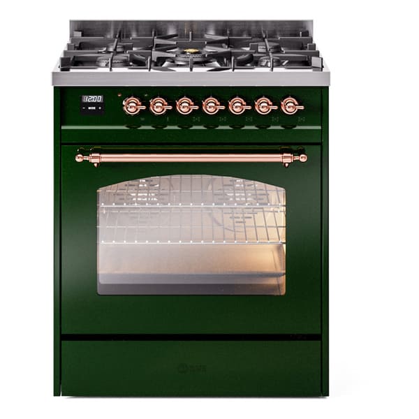 ILVE 30" Nostalgie II Single Oven Dual Fuel Range UP30NMP