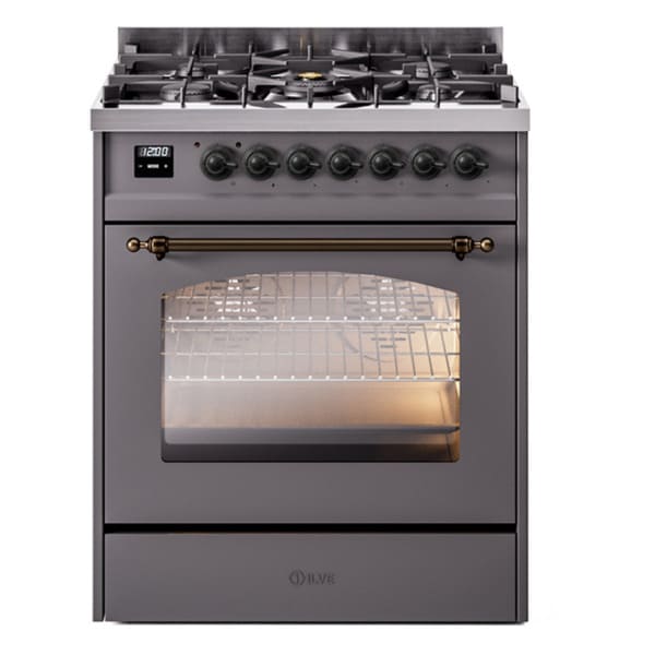 ILVE 30" Nostalgie II Single Oven Dual Fuel Range UP30NMP