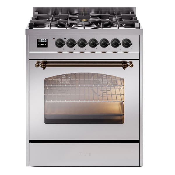 ILVE 30" Nostalgie II Single Oven Dual Fuel Range UP30NMP