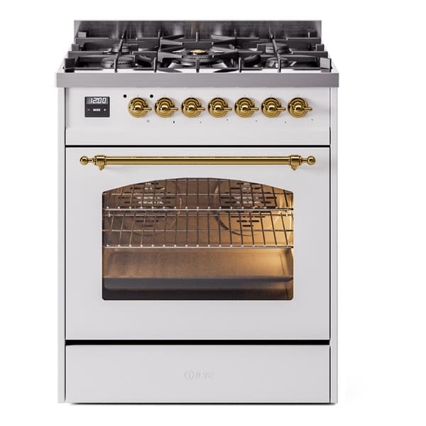 ILVE 30" Nostalgie II Single Oven Dual Fuel Range UP30NMP