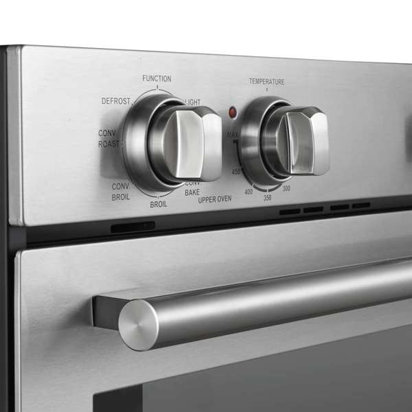 FORNO Vomero 30" 10 cu. ft. Built-In Double Electric Wall Oven in Stainless Steel, FBOEL1324-30