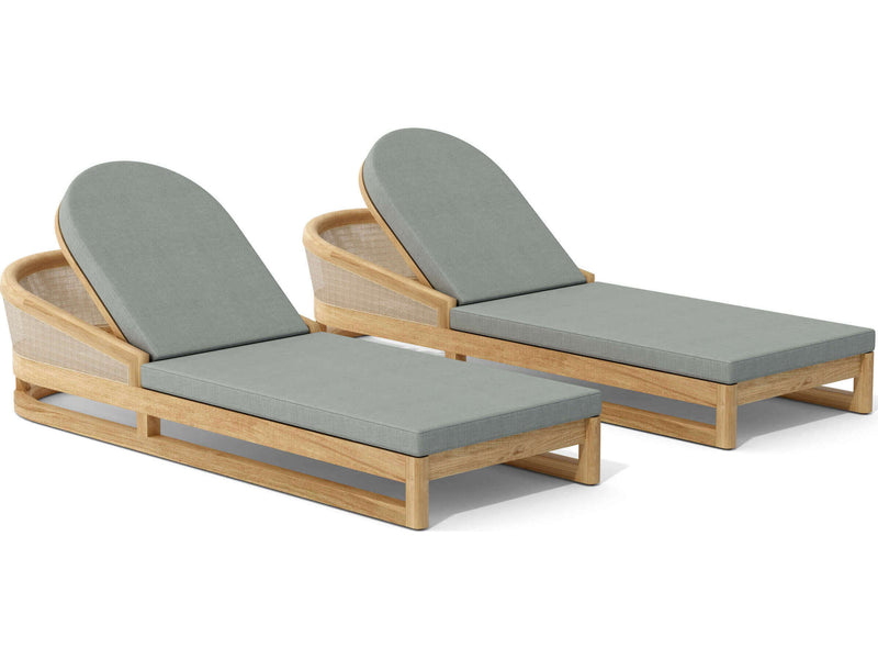 Anderson Teak 2-pc Catania Sun Lounger Set - SET-339