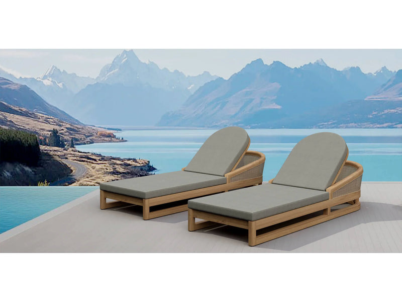 Anderson Teak 2-pc Catania Sun Lounger Set - SET-339