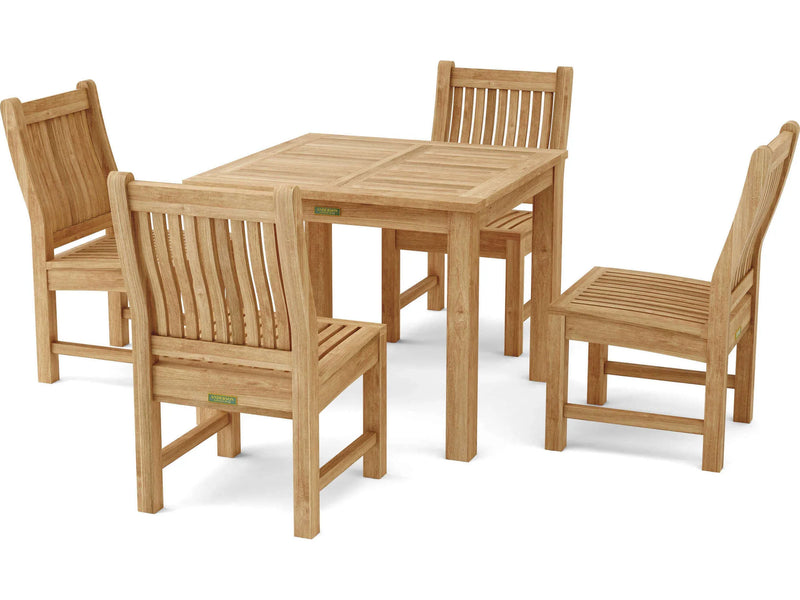 Anderson Teak 5-pc Bistro Table Set - SET-38