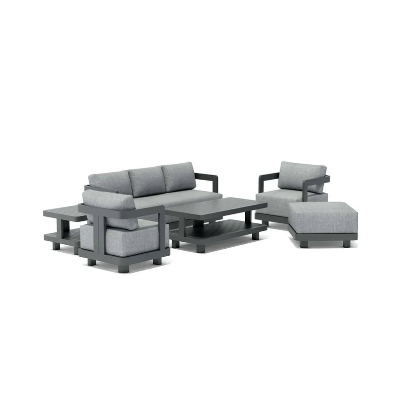 Anderson Teak 6-pc Granada Aluminum Deep Seating - SET-901-AL