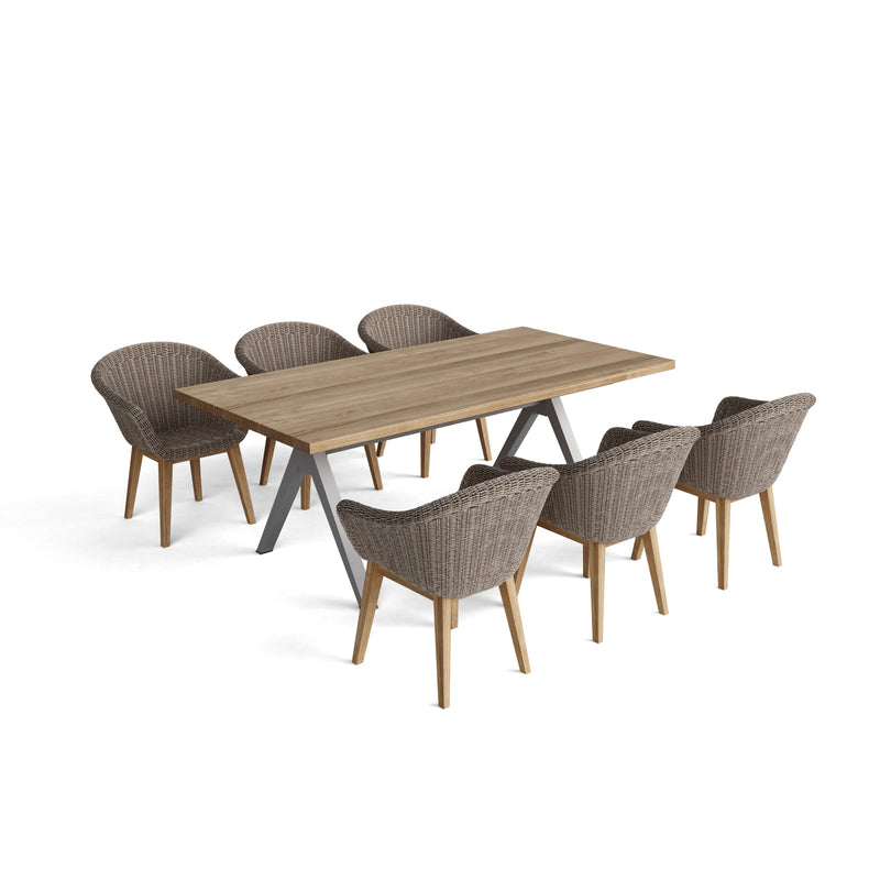 Anderson Teak 7-pc Alura Padua Dining Table Set - SET-39A