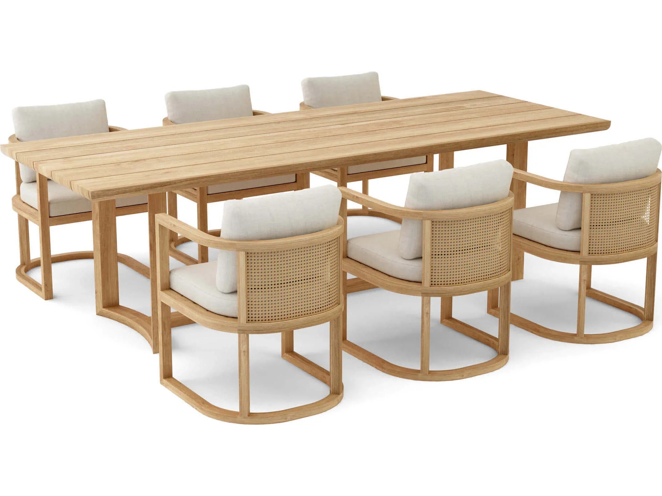 Anderson Teak 7-pc Junus Outdoor Dining Set - SET-223