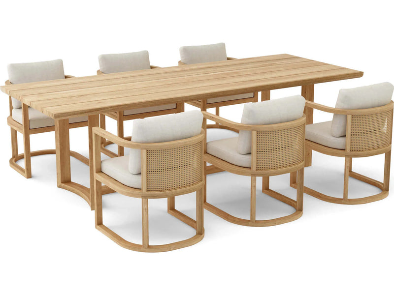 Anderson Teak 7-pc Junus Outdoor Dining Set - SET-223