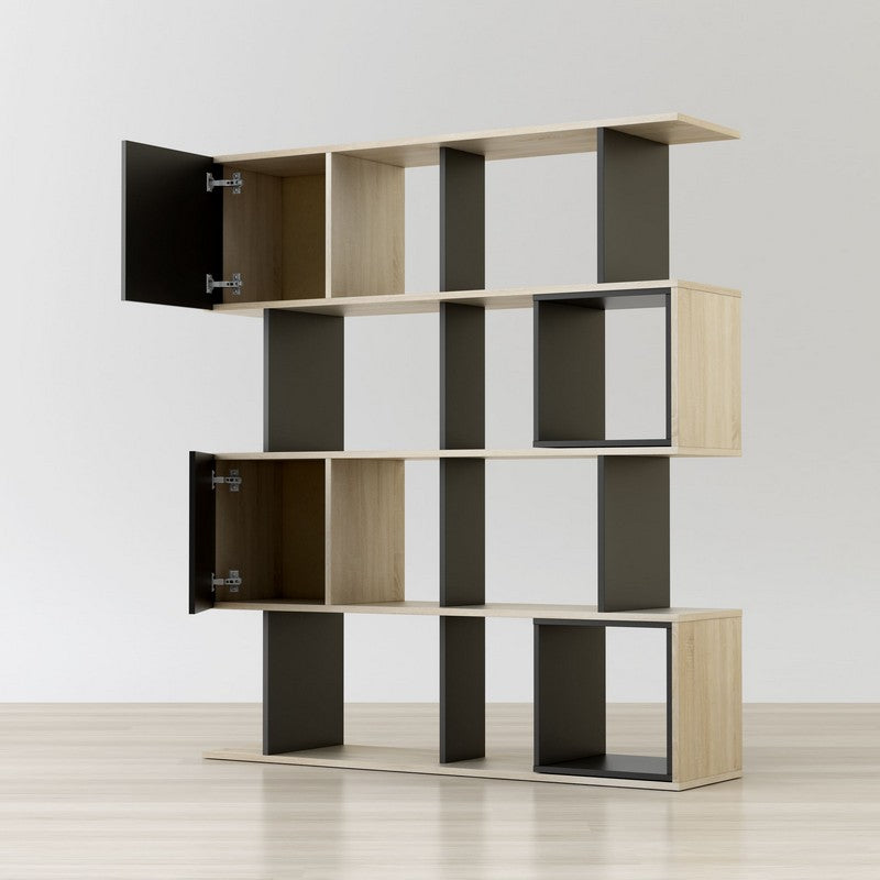 Anderson Teak Alliance Geometric Bookcase - BCA-055