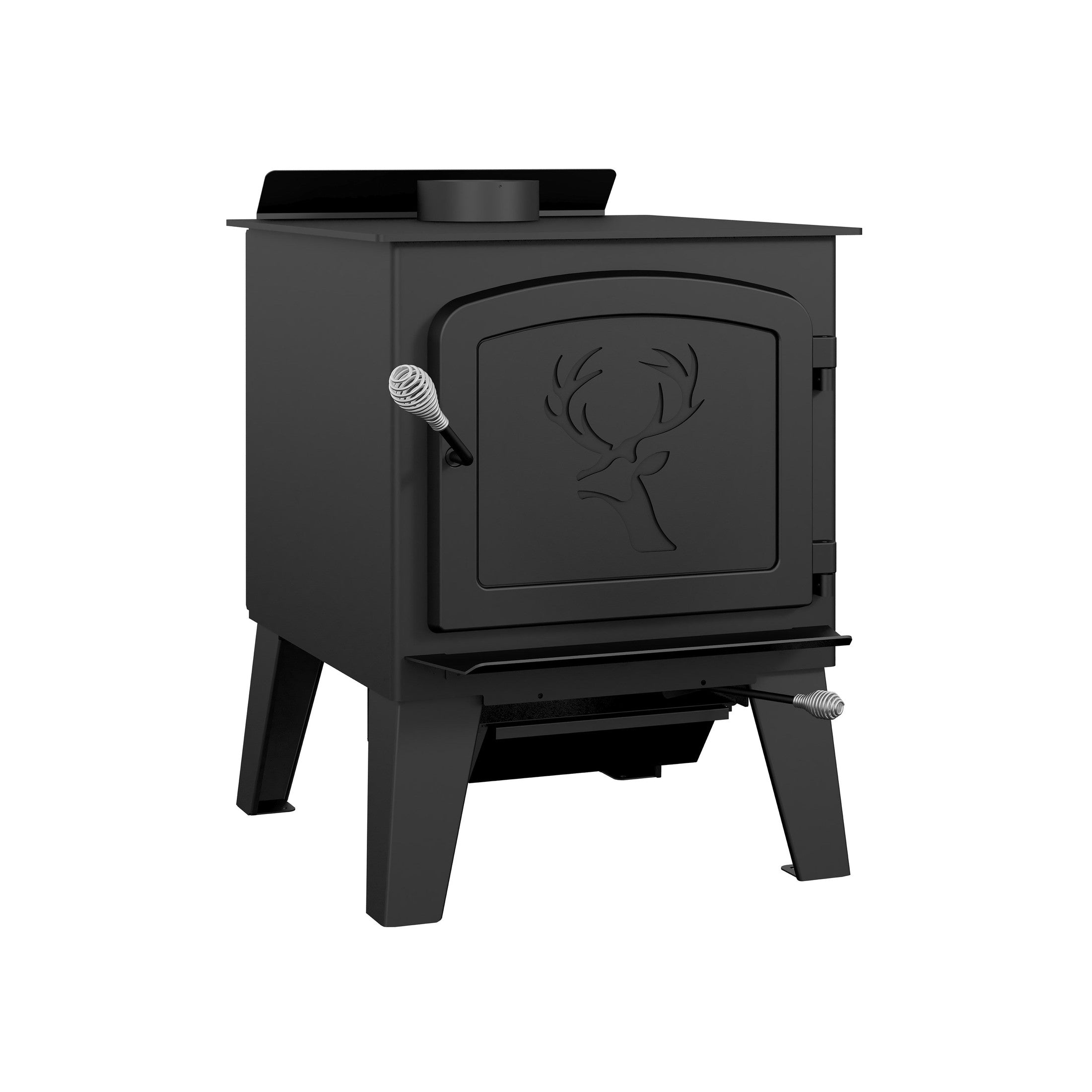 Drolet Black Stag II Wood Stove - DB03411