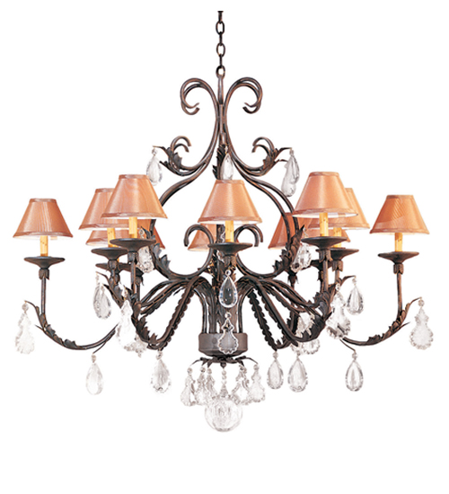 Meyda 48" Wide French Elegance 12 Light Chandelier- 116072