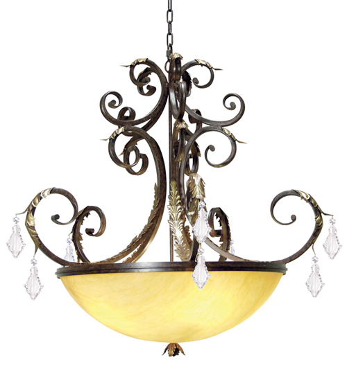 Meyda 43" Wide Serratina Chandelier- 120263