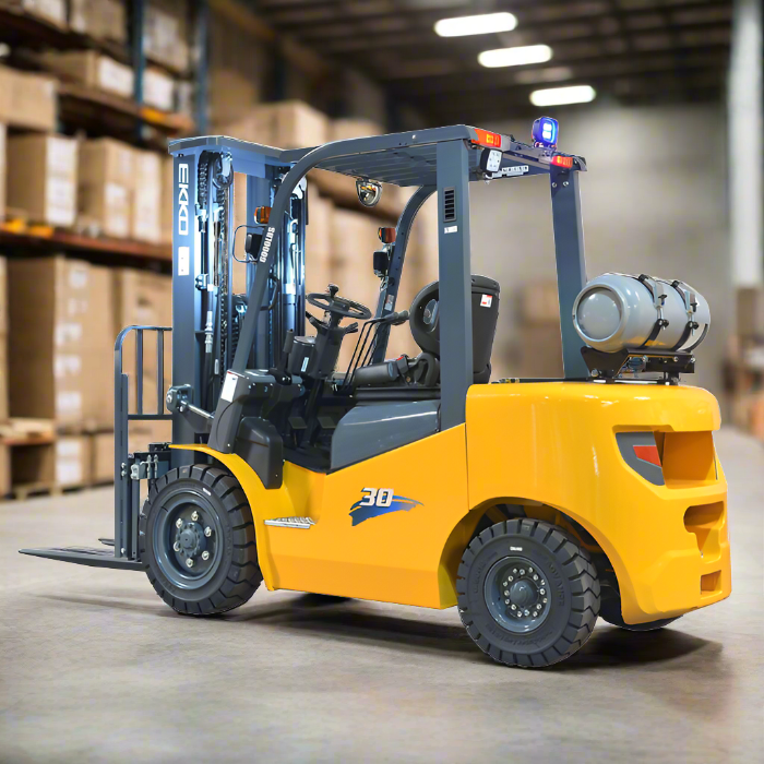 EKKO Pneumatic Forklift (LPG) 6000 lbs cap, 189" Lift Height EK30LP