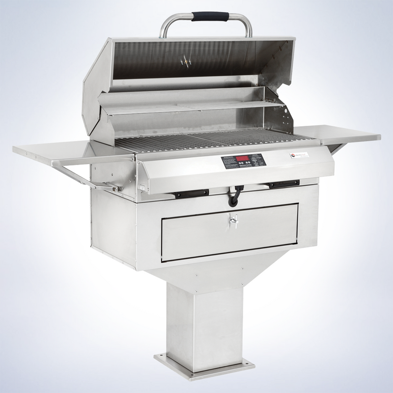 Electri-Chef Ruby 32″ Pedestal-Base Outdoor Electric Grill - 4400-EC-448-PB-S-32