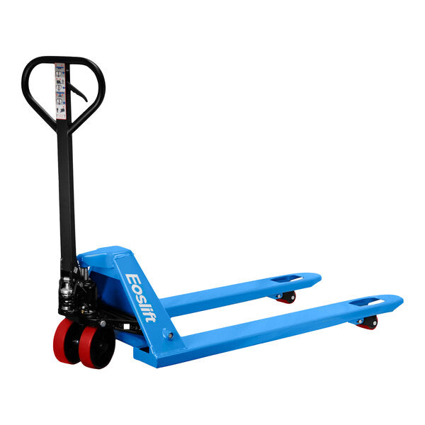 EOSLIFT Standard Manual Steel Pallet Jack with 27" x 48" Forks - 5500 lb. Capacity