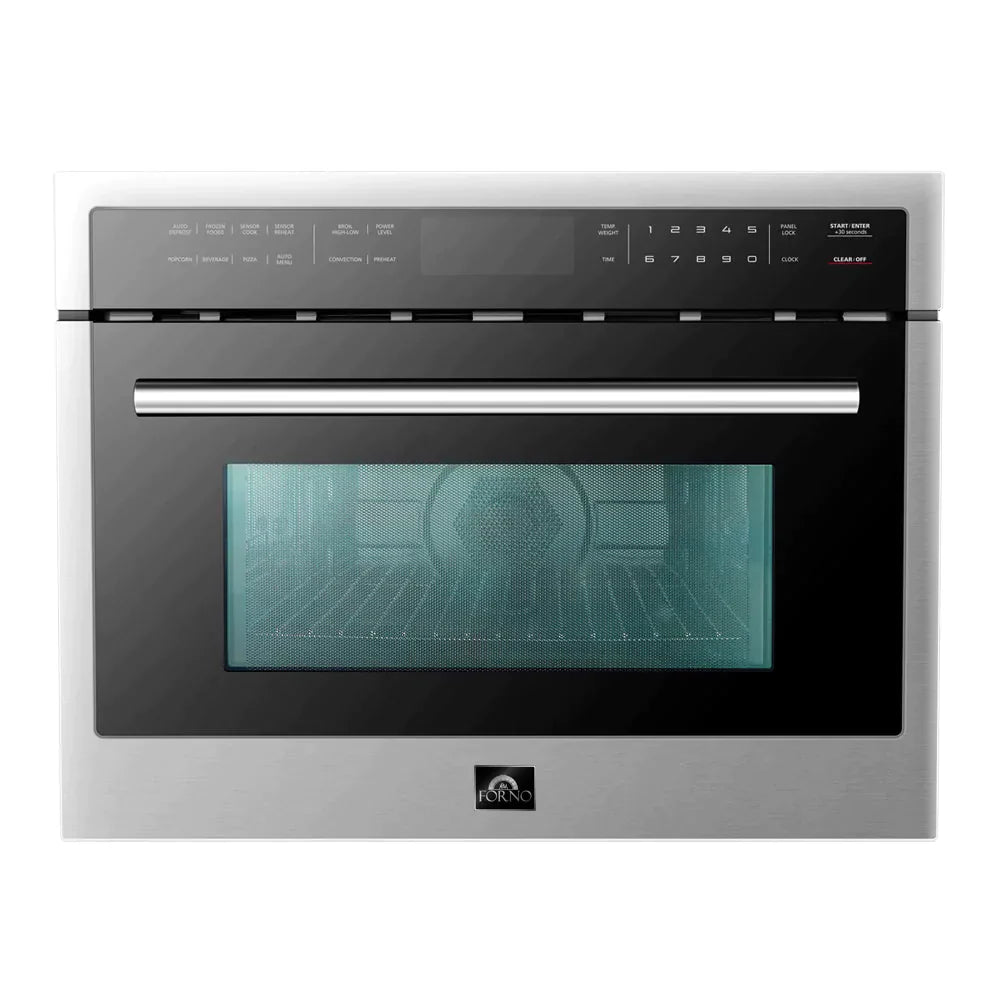 FORNO Oliena 24-inch 1750 W Compact Oven & 1000 W Microwave, 1.6 cu.ft. - FMWDR3093-24