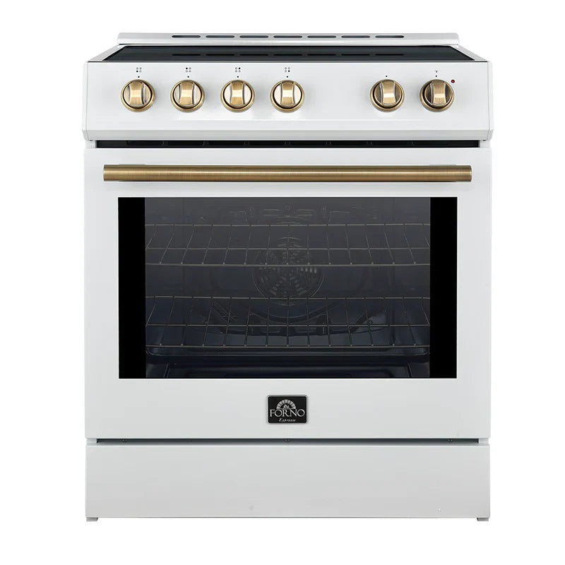 FORNO Leonardo Espresso 30" Slide-In Electric Induction in Stainless-Steel - FFSIN0982-30