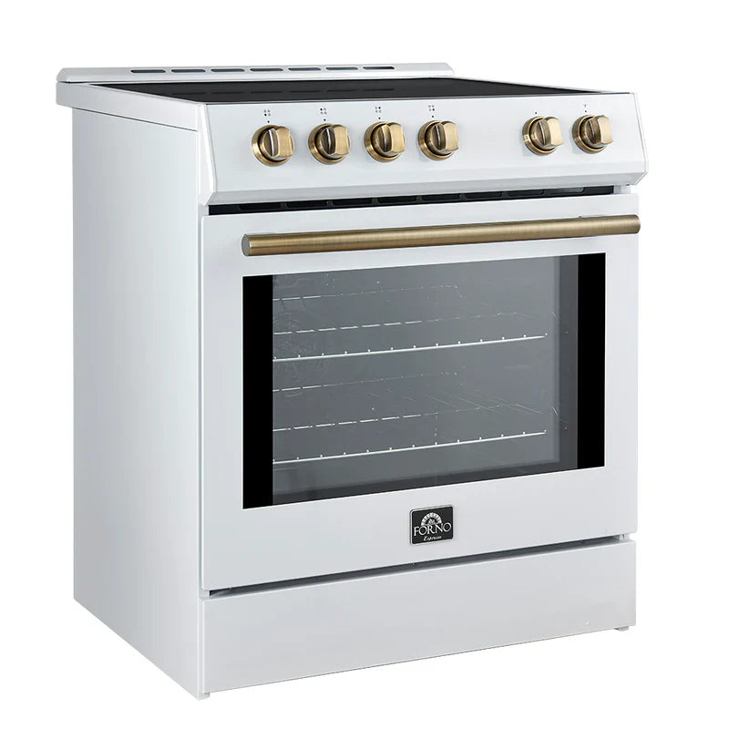 FORNO Leonardo Espresso 30" Slide-In Electric Induction in Stainless-Steel - FFSIN0982-30