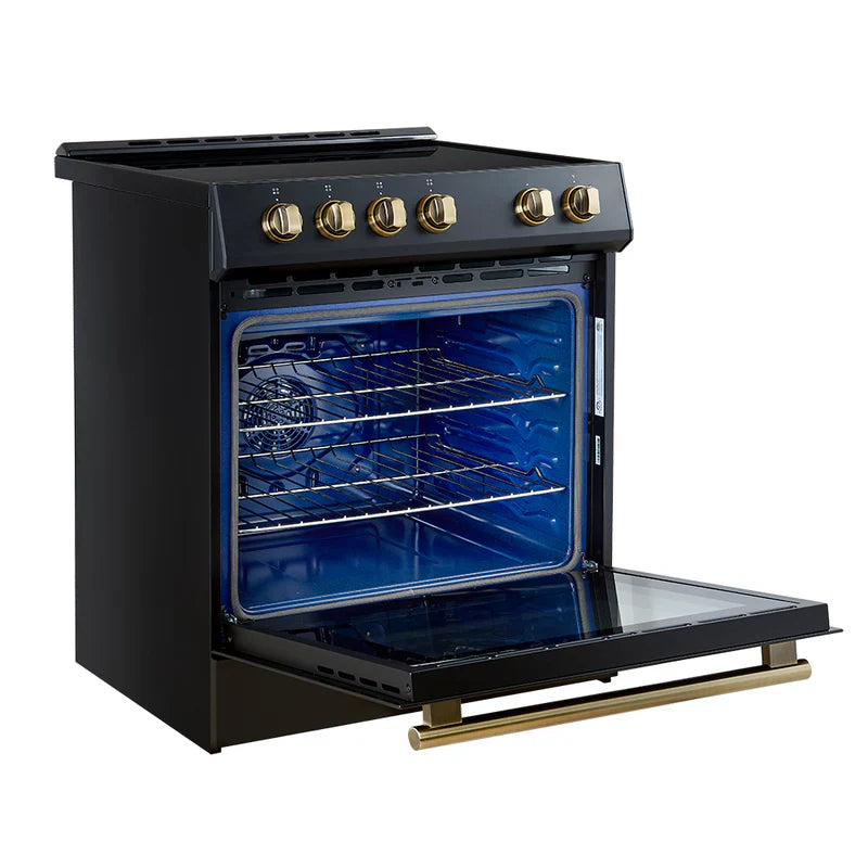 FORNO Leonardo Espresso 30" Slide-In Electric Induction in Stainless-Steel - FFSIN0982-30