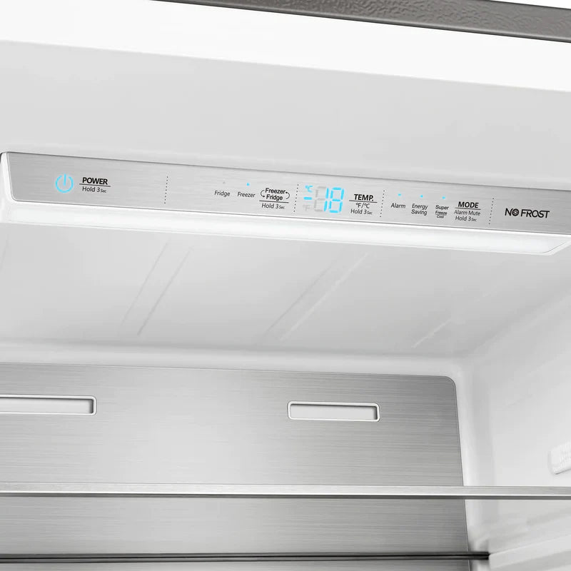 FORNO Maderno 32-Inch 13.6 cu.ft. Left Swing Convertible Refrigerator/Freezer Built-In with Decorative Grill Trim - FFFFD1722-32LS