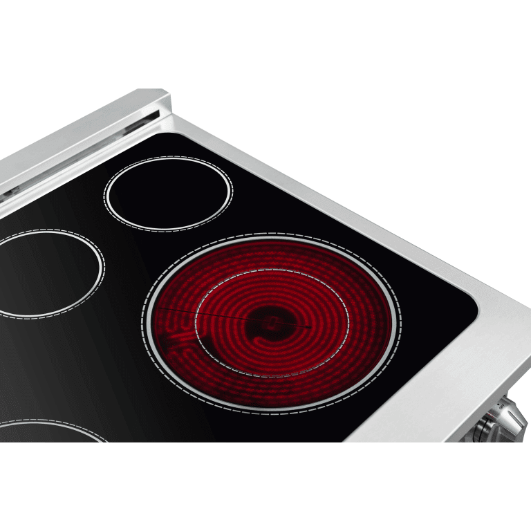 FORNO Massimo 30" Freestanding French Door Electric Range - FFSEL6955-30