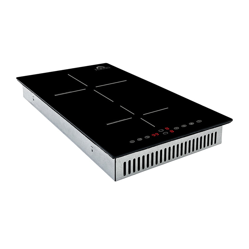 FORNO Parco 12-Inch Induction Cooktop, 2 Zones, 9 Power Levels & Booster Function - FCTIN0583-12