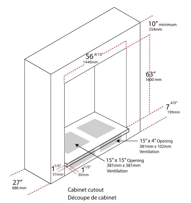 Forno Rizzutoo Pro-Style 2 x 28" Refrigerator and Freezer - 27.6 cu.ft