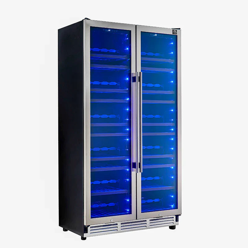 Forno Vernazza 40-Inch Side-by-Side Dual Zone Wine Cooler - FWCDR6642-40S