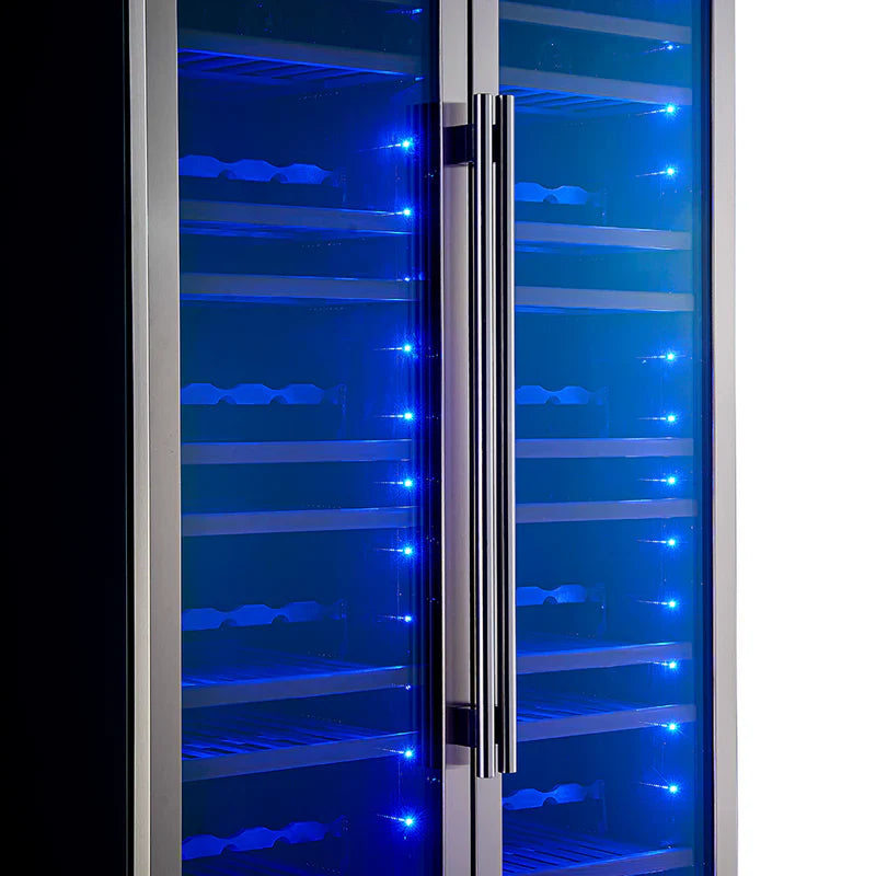 Forno Vernazza 40-Inch Side-by-Side Dual Zone Wine Cooler - FWCDR6642-40S