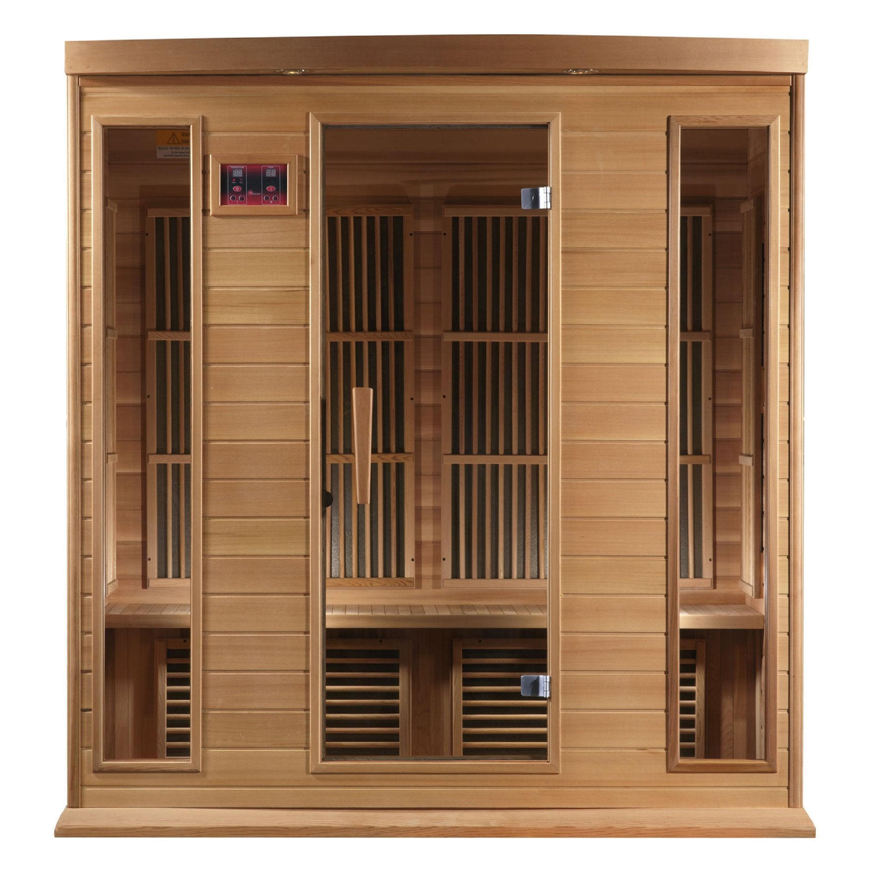 Golden Designs Maxxus "Montilemar Edition" 4 Person Near Zero EMF FAR Infrared Sauna - Canadian Red Cedar - PrimeFair