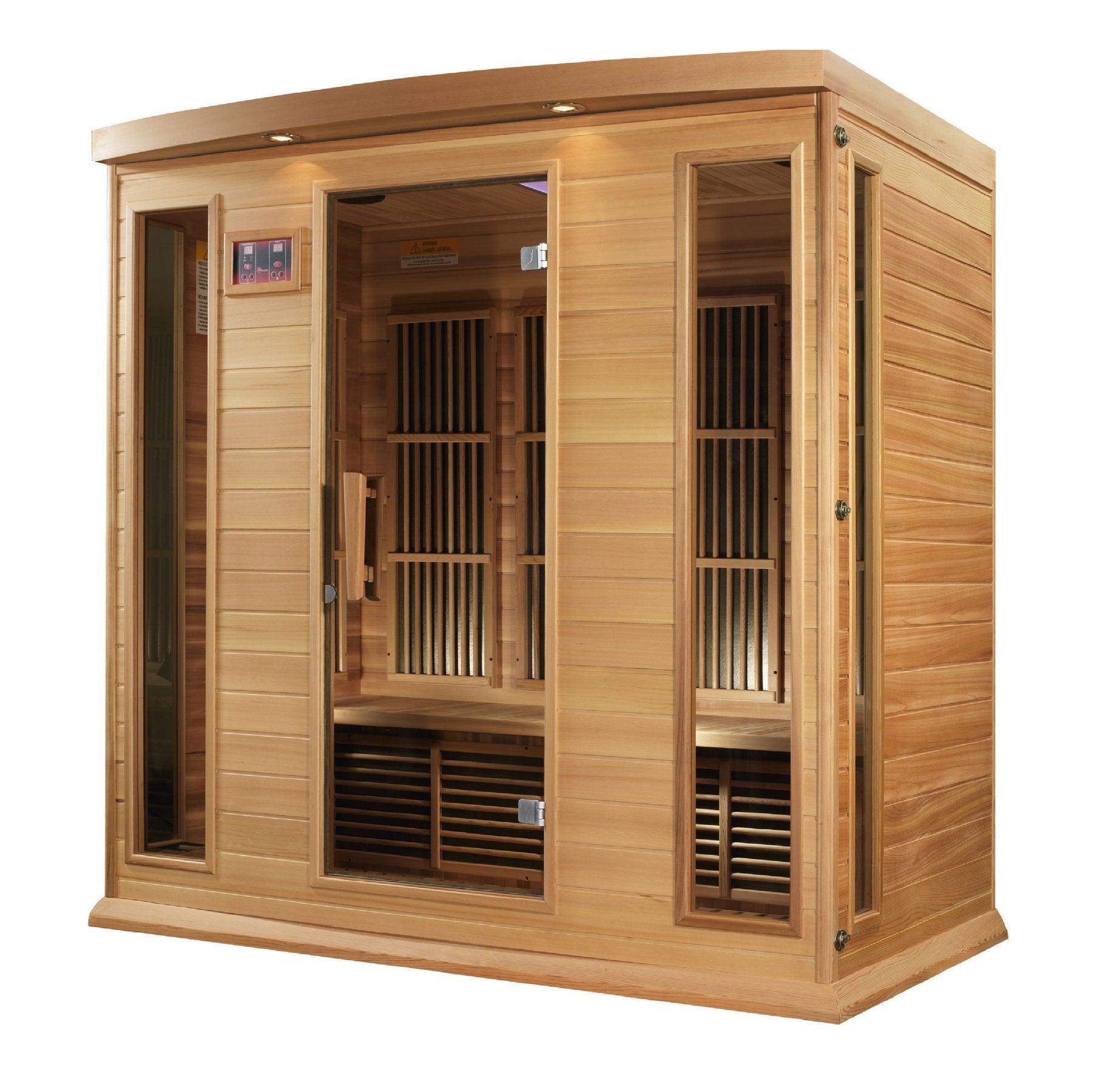 Golden Designs Maxxus "Montilemar Edition" 4 Person Near Zero EMF FAR Infrared Sauna - Canadian Red Cedar - PrimeFair