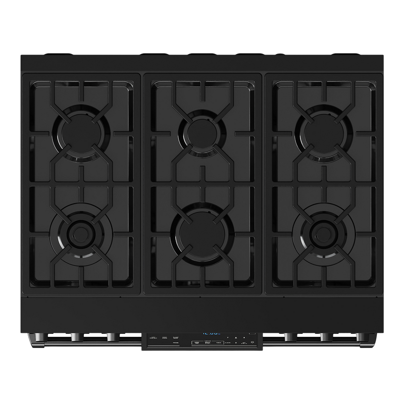 Gordon Ramsay by THOR Kitchen 36" 6.0 cu. ft. Professional Natural Gas Range with Tilt Panel Touch Control, Self-Clean and Air Fry in Stainless Steel, RSG36