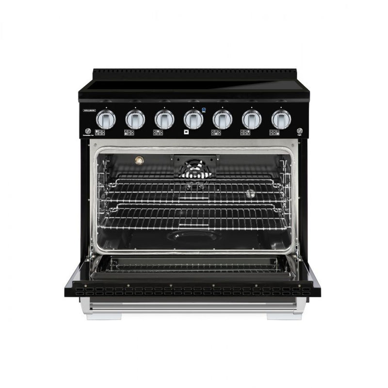 HALLMAN Bold 36-inch Induction Range with Chrome Trim - HBIR36CM