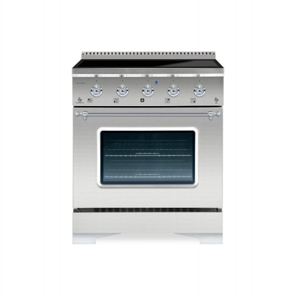 HALLMAN Classico 30-inch Induction Range with Chrome Trim - HCLIR30CM