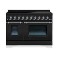 HALLMAN Classico 48-inch Induction Range with Chrome Trim - HCLIR48CM