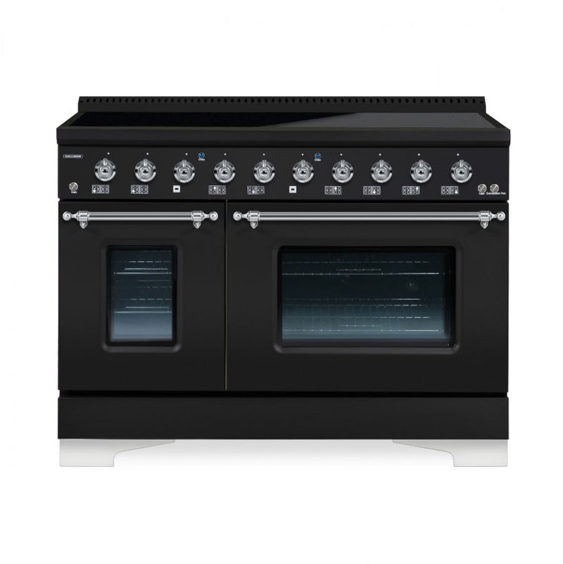 HALLMAN Classico 48-inch Induction Range with Chrome Trim - HCLIR48CM