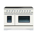 HALLMAN Classico 48-inch Induction Range with Chrome Trim - HCLIR48CM