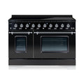 HALLMAN Classico 48-inch Induction Range with Chrome Trim - HCLIR48CM