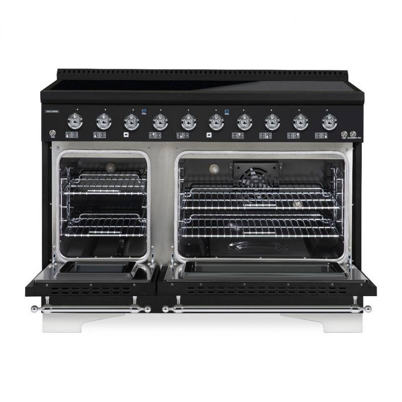 HALLMAN Classico 48-inch Induction Range with Chrome Trim - HCLIR48CM