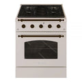 HALLMAN Classico Series 30" Dual Fuel Freestanding Range with Bronze Trim - HCLRDF30BZ