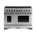 HALLMAN Classico Series 48" Gas Freestanding Range with Bronze Trim - HCLRG48BZ