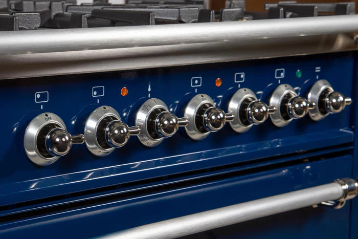 ILVE 30-Inch Nostalgie Series Freestanding Single Oven Dual Fuel Range with 5 Sealed Burners - UPN76DMP