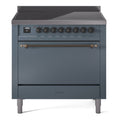 ILVE Nostalgie II 36" Electric Range with 6 Induction Elements Solid Door - UPI366QNMP