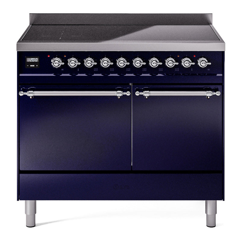 ILVE Nostalgie II 40" Electric Range with 6 Induction Elements Solid Door - UPDI406QNMP